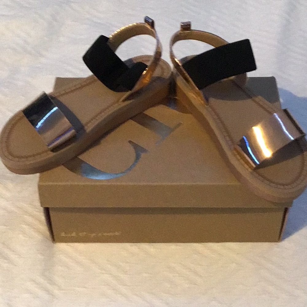 Charlotte Russe Jayne nude sandal Sz 7 NIB